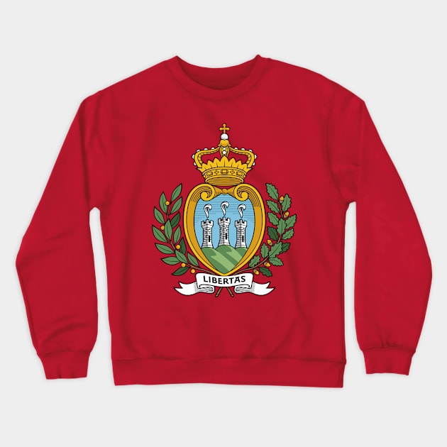 San Marino CoA Crewneck Sweatshirt by Historia